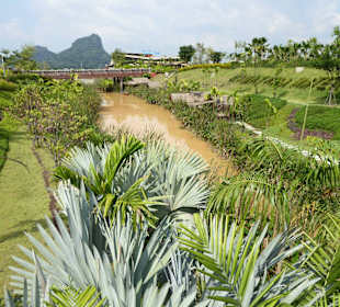 Flusslandschaft, Hintergrund Chao Chi Chan