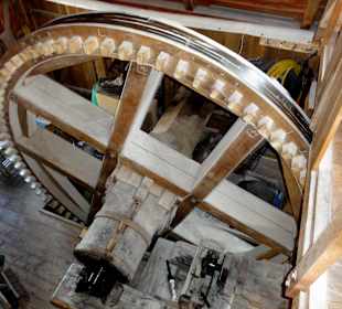 Antriebswelle des Mahlwerkes