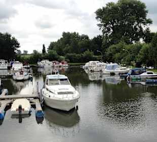 Blick in den Hafen von Osterholz-Scharmbeck