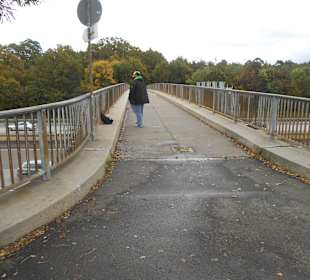 Rad und Fußgängerbrücke