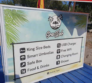 Strandabschnitt "SeaSide Tigaki"