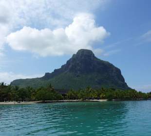 Blick auf Le Morne-Halbinsel