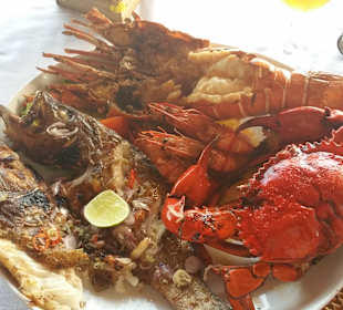 Seefoodplatte für 1 Person super frisch und lecker