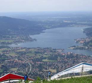 Blick vom Wallberg zum See