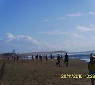 Strandsituation Maspalomas Gran Canaria
