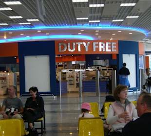 Eingang zum Duty Free