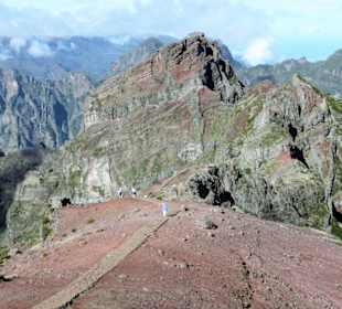 Pico Areeiro 1850m hoch