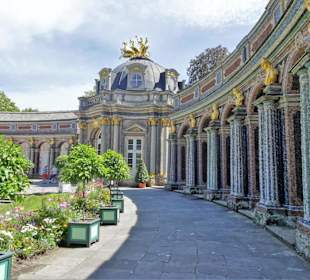 Flügelbau am Neuen Schloss der Eremitage