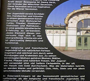 Hinweise auf Wiener Bauten und Jugendstil