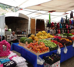 Sonntagsmarkt in Sarigerme, tourilastig aber nett