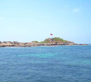 Blick auf die Koralleninsel