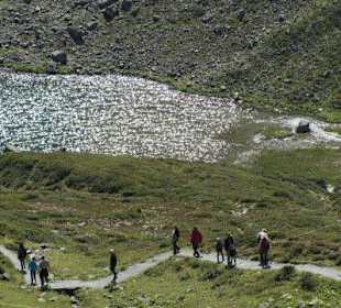 Beim Wandern (Gandasee)