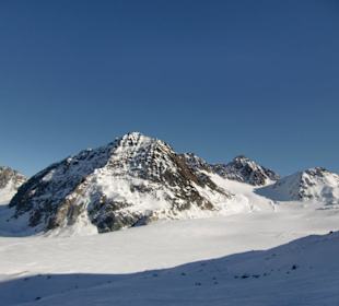 Blick auf die Langlaufloipe