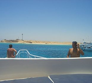 Blick zur Insel Giftun