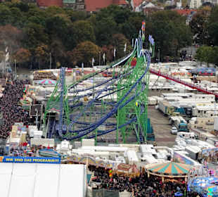 Der Freimarkt 2018 aus Vogelperspektive