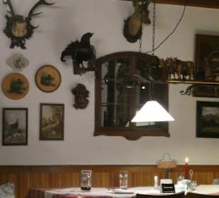 Beim Abendessen im Gasthaus Watzmann