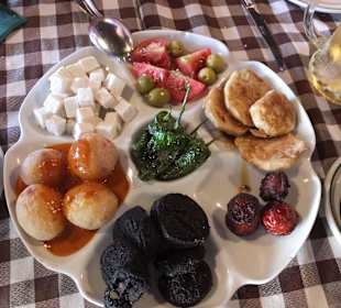 Vorspeisenteller Restaurant El Horno in Villaverde