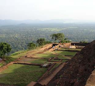 Blick vom Festungsplateau Sigiriya