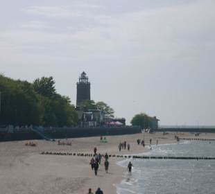 Am Strand von Kolberg