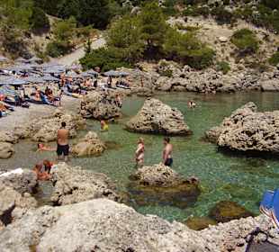 kristallklares Wasser und wunderschöne Kulisse