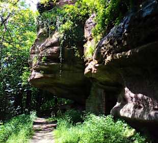 Wanderweg Sandsteinweg La Petite Pierre