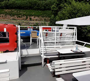 Sitzplätze auf dem Sonnendeck