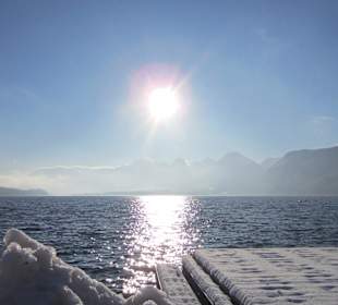 Wolfgangsee im Winter