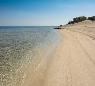 Strand beim Joggen