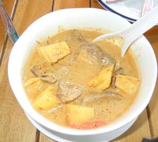 Entencurry mit Ananas