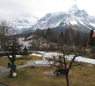Ausblick aus Wohnung Zugspitze, herrlich