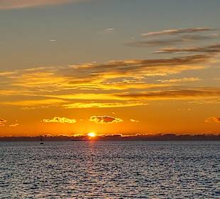 Sonnenuntergang Ria Formosa Bootstour