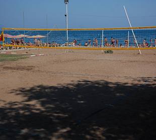 Plaża przy marinie