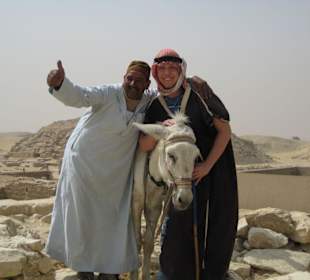 Umgebung der Mastaba oder Stufenpyramide