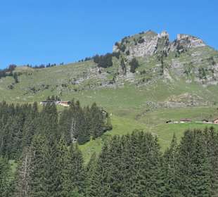 Hoch zum Weg über Läger 