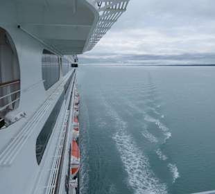 Anfahrt auf den Hubbard Gletscher