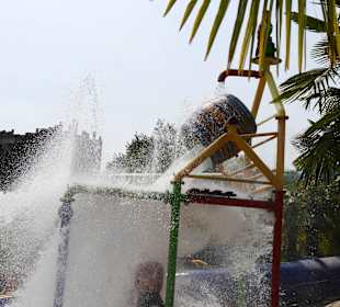 800 Liter Fass entleert sich