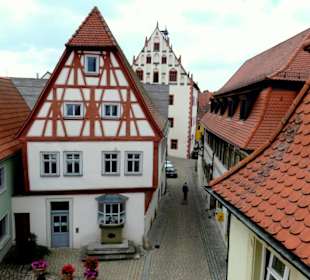 Blick von der Kirche auf die Altstadt
