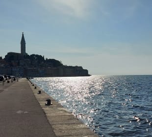 Rovinj mit der alten Kirche St. Eufemia