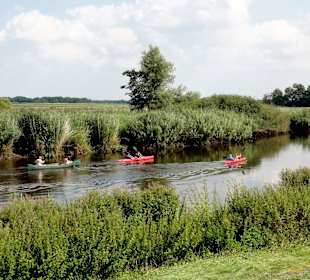Blick auf die Wümme im Blockland
