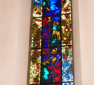 Giacometti-Fenster - Hirten auf dem Feld