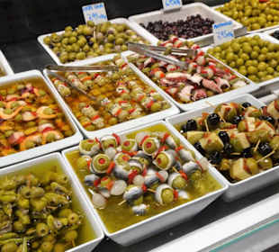 Rundgang durch die Markthalle La Boqueria