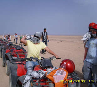 ... mit 80 km/h durch die Wüste!