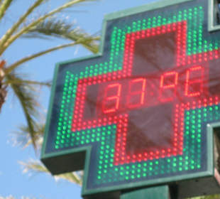 37 Grad an diesem Tag im August