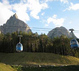 An der Talstation zur Seiser Alm