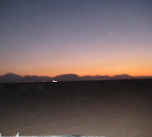 Sonnenuntergang in der Wüste