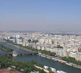 Aussicht vom Eiffelturm