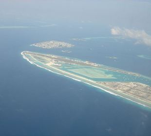Airport Male und Male-City