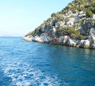 Blick auf die versunkene Stadt