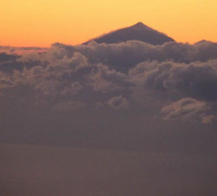 Teide in Wolken