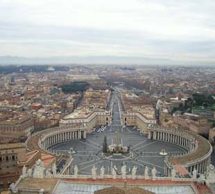 Ausblick von der Petersdom-Kuppel
